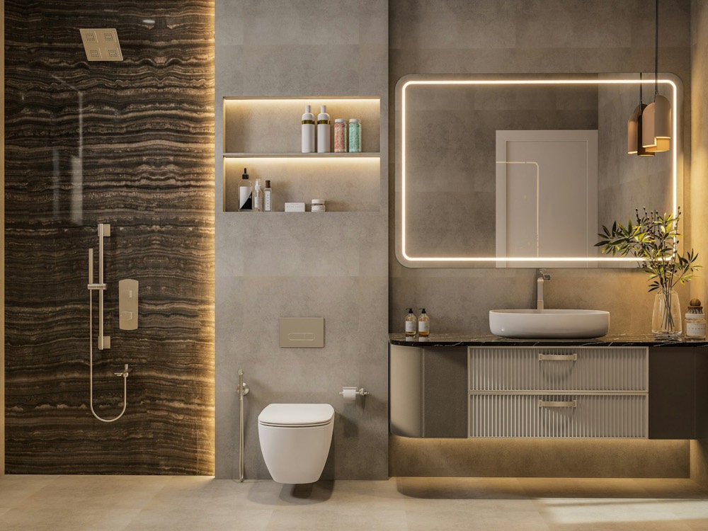 Salle de bain moderne